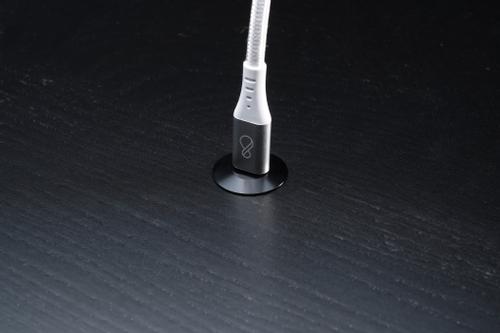 OCHNO Socket | with locking screw | Bord, infÃ¤lld plant | Svart (O-DO-100-S-2)