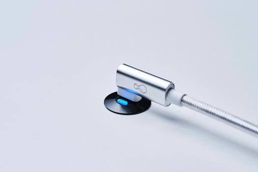 OCHNO Socket with RGB Button | USB-C outlet w. locking screw 1m cable | Bord, infÃ¤lld plant | Svart (O-SWO-100-S-1)