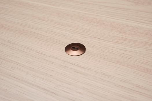 OCHNO Socket | with locking screw | Bord, infÃ¤lld plant | Koppar (O-DO-100-K-2)