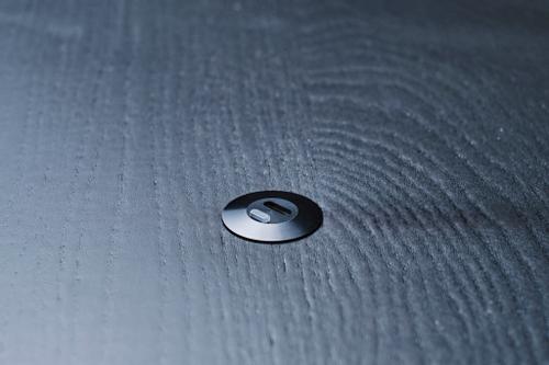 OCHNO Socket with RGB Button | USB-C outlet w. locking screw 1m cable | Table, flush installed | Black (O-SWO-100-S-1)