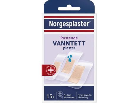 Norgesplaster Plaster NORGESPLASTER Vanntett 3str15stk (451143024)