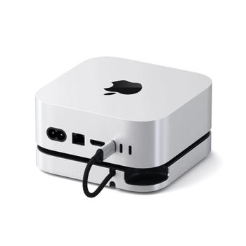 SATECHI Mac Mini M4 Stand & Hub with SSD Enclosure (ST-GNMMES)