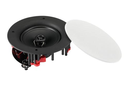 Tight AV 8" 2-Way Ceiling Speaker, 70/100V and 8Ohm, 80W RmS, White (670-00091)