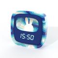 MOBILITY ON BOARD MOB Alarm Clock with Light Billy Clock Blue Wave