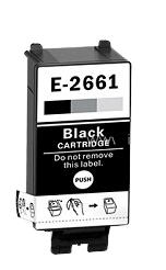 NS Supplies Epson 266 C13T26614010 sort blækpatron kompatibel (C13T26614010)