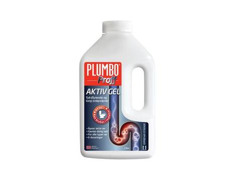 PLUMBO Avløpsåpner PLUMBO Proff Aktiv Gel 1L (30022)