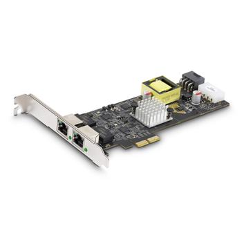 STARTECH 2-PORT 2.5GBPS NETWORK CARD - PCIE 802.3AF/ AT POE+ ETHERNET NI CTLR (PR22GIP-NETWORK-CARD)