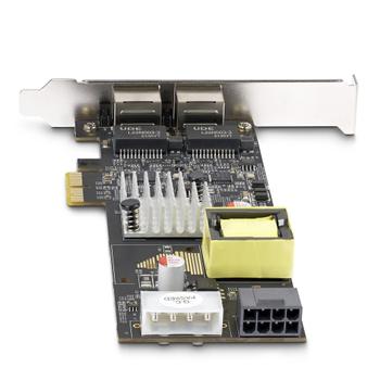 STARTECH 2-PORT 2.5GBPS NETWORK CARD - PCIE 802.3AF/ AT POE+ ETHERNET NI CTLR (PR22GIP-NETWORK-CARD)