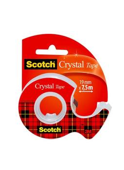 3M Scotch Crystal Abroller 6-1975D 19mm x 7,5m transparent (7100086309)