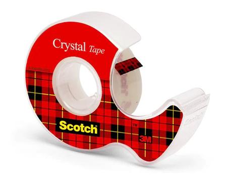 3M Scotch Crystal Abroller 6-1975D 19mm x 7,5m transparent (7100086309)