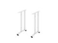 TVILUM Skrivebordsben PRIMA hvit metall (2)