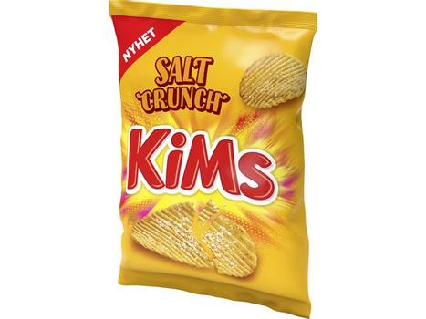 KiMs Potetgull KIMS Salt Crunch 200g (5958004390*18)