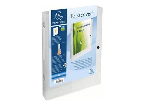 EXACOMPTA Dokumentboks EXACOMPTA PP A4 klar (59988E)