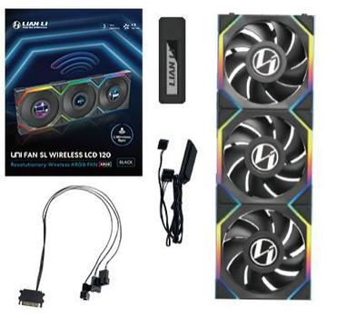 LIAN-LI Uni Fan Sl Wireless Lcd 120 (12SLLCD1W3B)