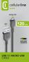 CELLULAR LINE CL Datakabel Micro USB til USB For lading og synkronisering