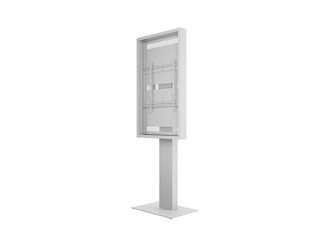 MULTIBRACKETS M Pro Series - Kiosk 55"" Enclosure High Brightness White | 55"" | Portrait | Floor | Valkoinen | (7350022738997)