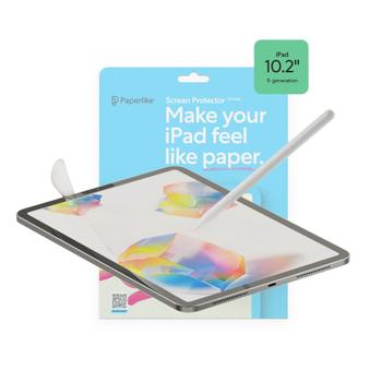 PAPERLIKE 2.1 skärmskydd för iPad 10,2" (2-pack) - Matt antireflex skärmskyddsfilm för iPad 10,2" 7:e-9:e generationen (PL2A-10-19)