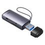 BASEUS SD / TF USB card reader - Gray