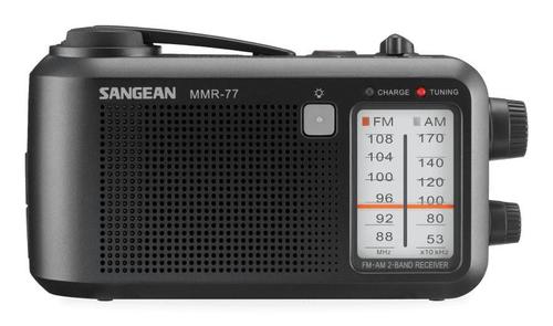 SANGEAN Mmr-77 Portable Analog Black (MMR-77 MATT BLACK)