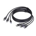 STARTECH 1.8M DUAL-DP/USB KVM CABLE - FOR DUAL-MONITOR DISPLAYPORT KVM CABL
