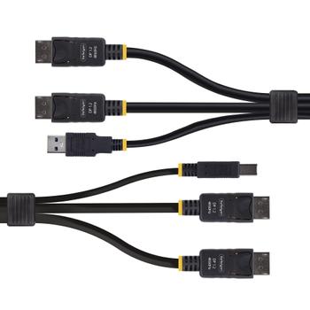 STARTECH 1.8M DUAL-DP/ USB KVM CABLE - FOR DUAL-MONITOR DISPLAYPORT KVM CABL (DDU1226-KVM-CABLE)