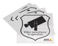 AXIS ACC SURVEILLANCE STICKER EN