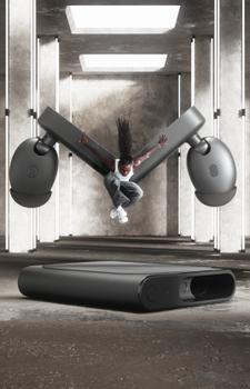 HMD Amped Buds - True wireless-hörlurar med mikrofon - inuti örat - Bluetooth - aktiv brusradering - svart (8P00000307)