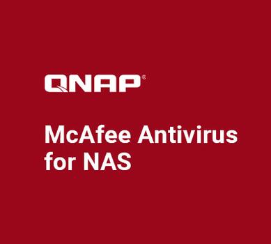 QNAP McAfee antivirus 2 years license Physical Package (LS-MCAFEE-2Y)