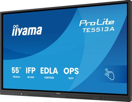 IIYAMA 55" UHD  IR 40P Touch AG with  (TE5513A-B2AG)
