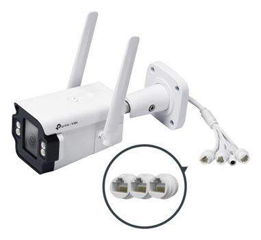 TP-LINK VIGI InSight 4MP Outdoor Full-Color 4G Bullet Network Camera, 4mm Fixed Lens ,4G, 3xLan, IP66, H.265+ (INSIGHT S345-4G(4MM))