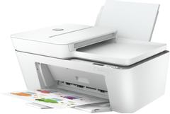 HP DeskJet 4120e, Thermal inkjet, Colour printing, 4800 x 1200 DPI, Colour copying, A4, Grey, White