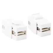 LOGILINK KEYSTONE MM COUPLER USB 2.0-A 
