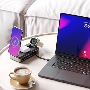 ALOGIC Roam 21.000mAh 6-i-1 Power Bank med Qi2 och 100W USB-C laddning (R20KWCPB100W)