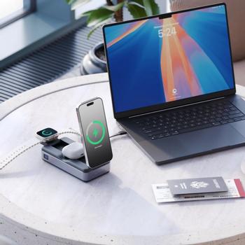 ALOGIC Roam 21.000mAh 6-i-1 Power Bank med Qi2 och 100W USB-C laddning (R20KWCPB100W)