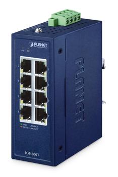 PLANET IP30 Compact size 8-Port  (IGS-800T)