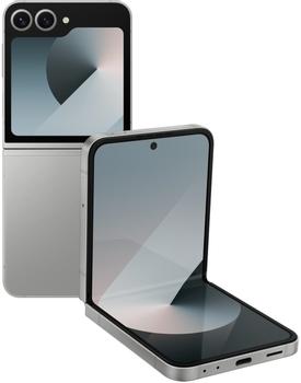 SAMSUNG Galaxy Z Flip6 - 5G smartphone - dual-SIM - RAM 12 GB / Internal Memory 256 GB - OLED display - 6.7" - 2640 x 1080 pixels (120 Hz) - 2x rear cameras 50 MP, 12 MP - front camera 10 MP - silver shadow (SM-F741BZSGEUB)
