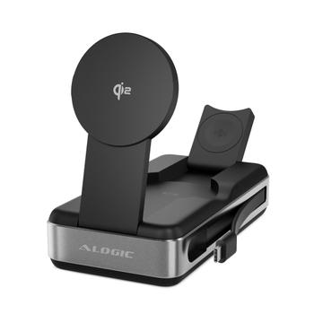 ALOGIC Roam 21.000mAh 6-i-1 Power Bank med Qi2 och 100W USB-C laddning (R20KWCPB100W)