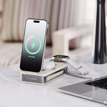 ALOGIC Roam 21.000mAh 6-i-1 Power Bank med Qi2 och 100W USB-C laddning (R20KWCPB100W)