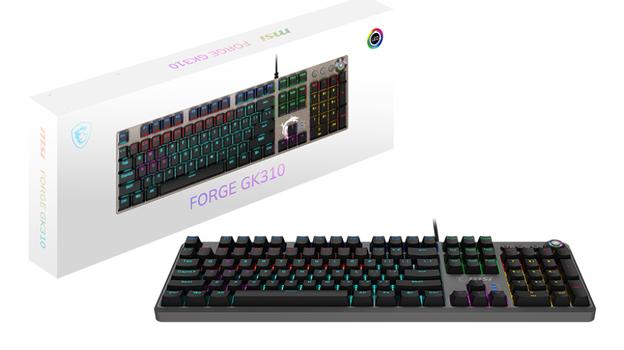 MSI Forge Gk310 Red De Keyboard  (OS1-8ZA8013-000)