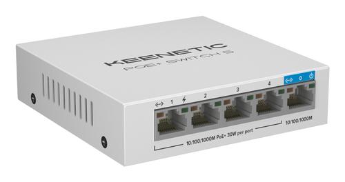 KEENETIC PoE+ switch with 4 ports + 1 uplink port (KN-4610-01-EU)