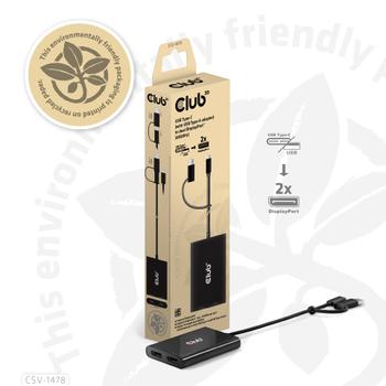 CLUB 3D Usb Type-C (With Usb Type-A (CSV-1478)