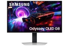 Samsung 27" Odyssey OLED G8 gamingskjerm S27FG812 4K 3840x2160 QD-OLED, 240hz, 0.03ms, 1.5m:1, HDR400, HDMI/DP