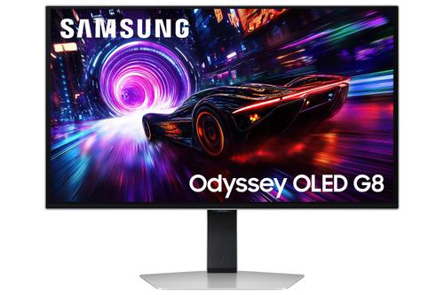 SAMSUNG 27" Odyssey OLED G8 gamingskjerm S27FG812 4K 3840x2160 QD-OLED, 240hz, 0.03ms, 1.5m:1, HDR400, HDMI/DP (LS27FG812SUXEN)