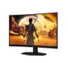 AOC C Gaming C27G42E - LED monitor - gaming - curved - 27" - 1920 x 1080 Full HD (1080p) @ 180 Hz - Fast VA - 300 cd/m² - 3000:1 - HDR10 - 0.5 ms - 2xHDMI, DisplayPort - speakers - black, red (C27G42E)