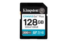 Kingston 128GB Canvas Go Plus Gen4 SD-kort, UHS-I, U3, V30, A2