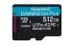 KINGSTON 512GB microSDXC Canvas Go Plus Gen4 200R A2 U3 Single Pack w/o ADP