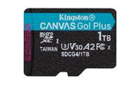 Kingston 1TB Canvas Go Plus Gen4 microSD-kort,  UHS-I, U3, V30, A2, uten SD-adapter (SDCG4/1TBSP)