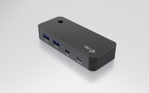 I-TEC UNIVERSAL KVM HUB 2X USB-C + 2X USB-A 3.0 PORT PERP (CAKVMHUB2A2C)