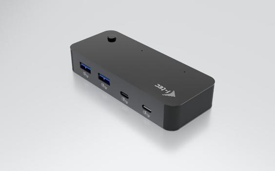 I-TEC UNIVERSAL KVM HUB 2X USB-C + 2X USB-A 3.0 PORT PERP (CAKVMHUB2A2C)