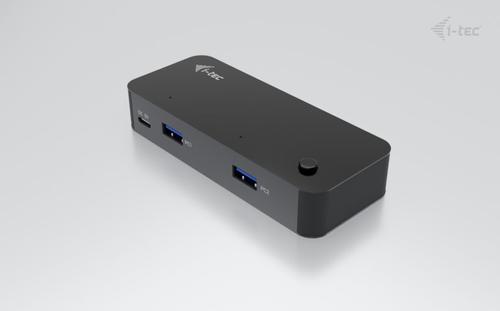 I-TEC UNIVERSAL KVM HUB 2X USB-C + 2X USB-A 3.0 PORT PERP (CAKVMHUB2A2C)